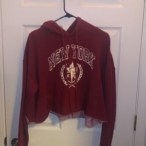 Cropped NY Hoodie